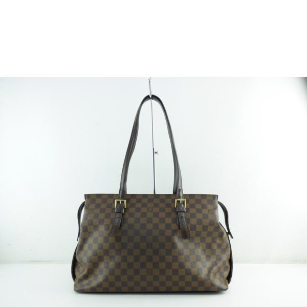 42482 2 Louis Vuitton Chelsea Damier Ebene Tote Bag Brown