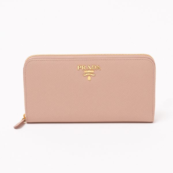 42641278 Prada long wallet SAFFIANO METAL Beige