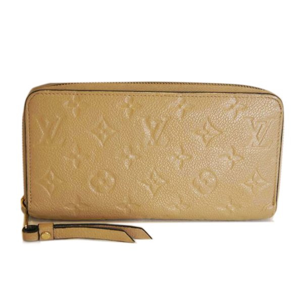 42727 2 Louis Vuitton Zippy Wallet Empreinte Beige