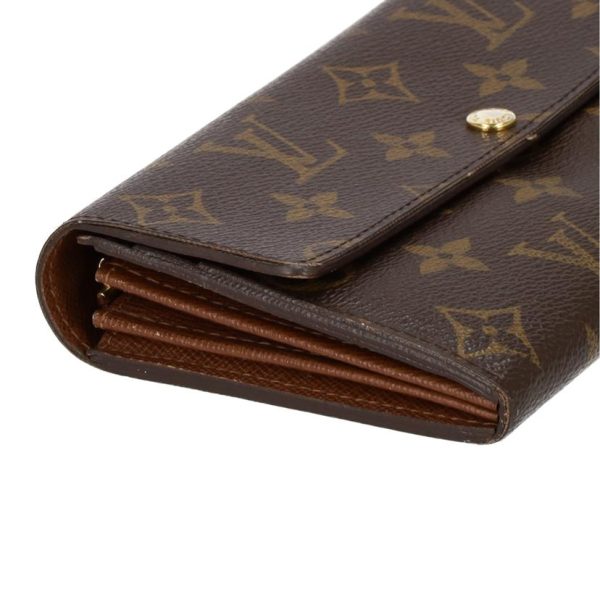 42857 3 Louis Vuitton Sarah Monogram Wallet Brown