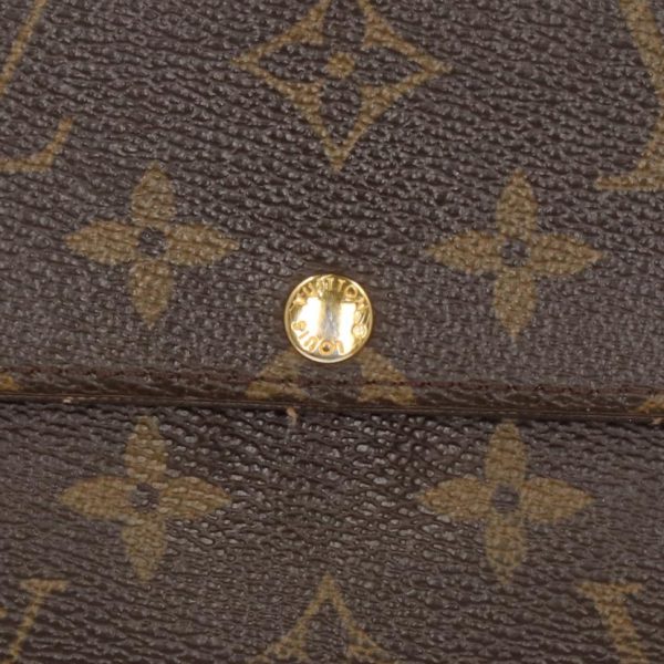 42857 6 Louis Vuitton Sarah Monogram Wallet Brown