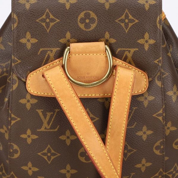 42878 4 Louis Vuitton Monsouris MM Monogram Backpack Brown