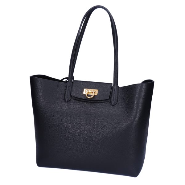 42886372d Ferragamo Tote Bag Travel SM Black