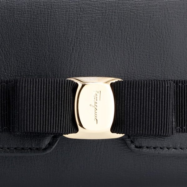 42945895c Ferragamo long wallet NEW VARA 22E008 734541 0055 Black