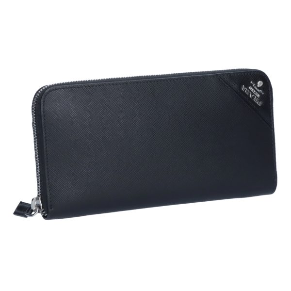 43037773 Prada Mens Long Wallet SAFFIANO METAL 2ML317 QME Black