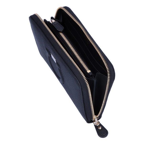 43135370c FERRAGAMO long wallet Black