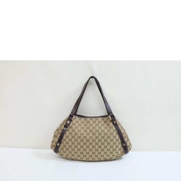 43232 2 GUCCI GG Canvas Aby Tote Bag