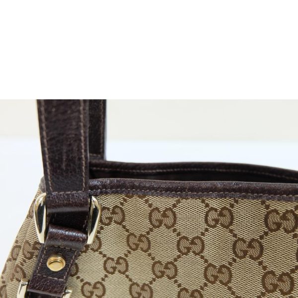 43232 6 GUCCI GG Canvas Aby Tote Bag