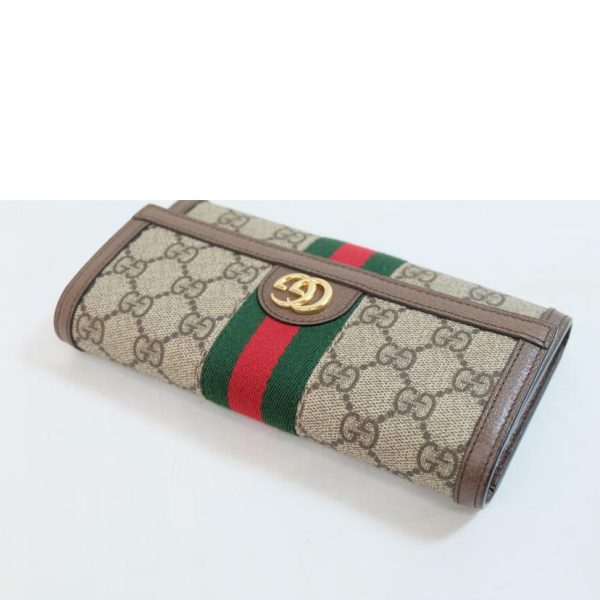 43287 3 GUCCI Ophidia GG Continental Wallet