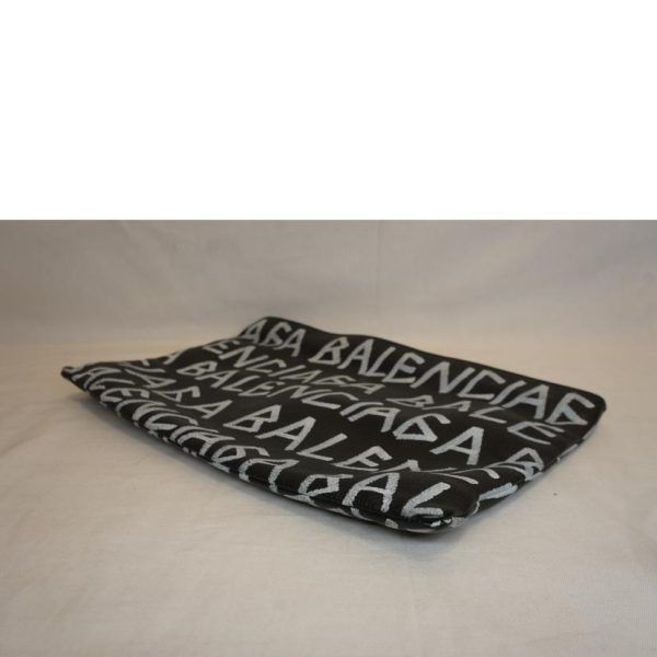 43328 4 Balenciaga Graffiti Clutch Bag Black