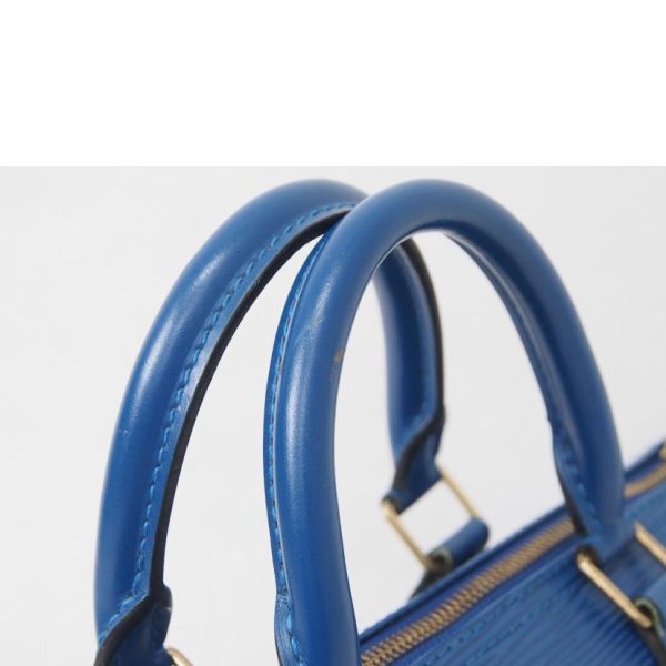 43335 8 Louis Vuitton Speedy 25 Handbag Epi Toledo Blue