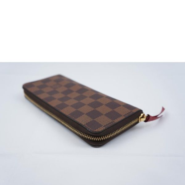 43339 3 Louis Vuitton Portefeuil Clemence Damier Wallet Sleaze