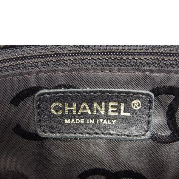 43408 6 Chanel Wild Stitch Handbag Black