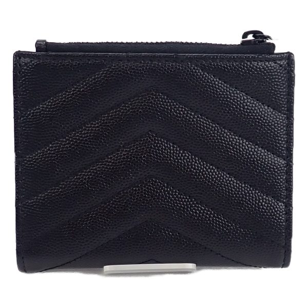 434295 02 Saint Laurent Monogram Bifold Wallet Black