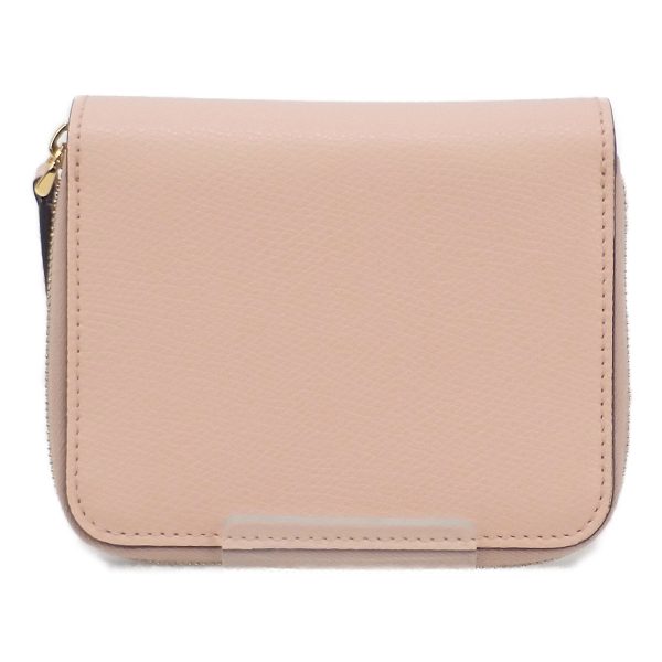 434345 03 Fendi Zip Around Medium Bifold Wallet Pink