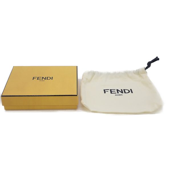 434345 08 Fendi Zip Around Medium Bifold Wallet Pink