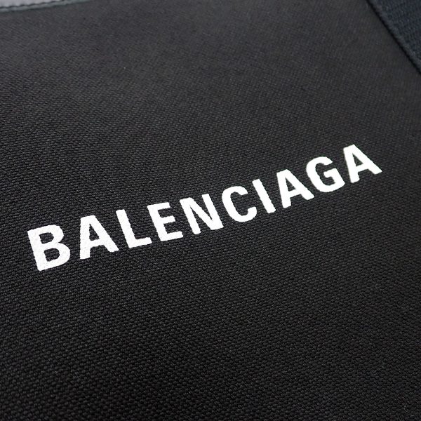 434910 09 Balenciaga Navy Hippo S Handbag Leather Black