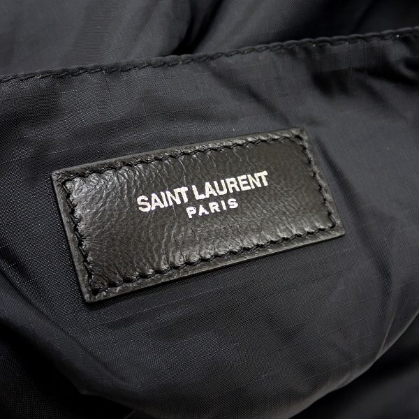 435311 08 Saint Laurent Foldable City Backpack Black