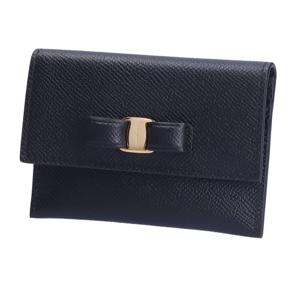 43537464 Ferragamo Card Case Black