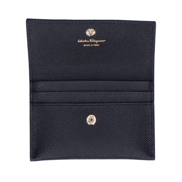 43537464b Ferragamo Card Case Black