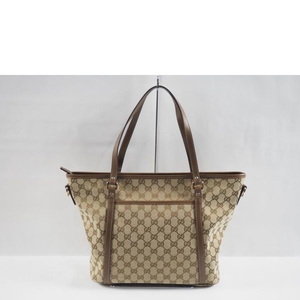 43588 2 Gucci GG Canvas 2Way Tote Bag