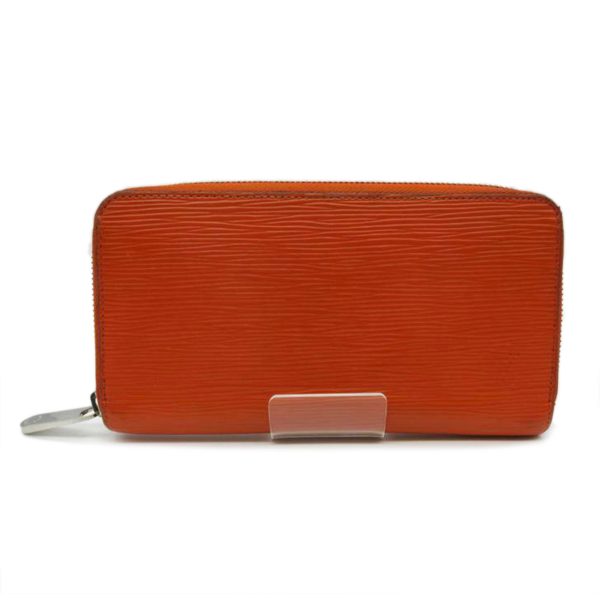 43595 1 Louis Vuitton Zippy Wallet Epi Pimon Orange