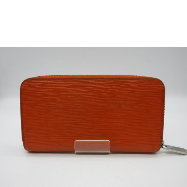 43595 2 Louis Vuitton Zippy Wallet Epi Pimon Orange