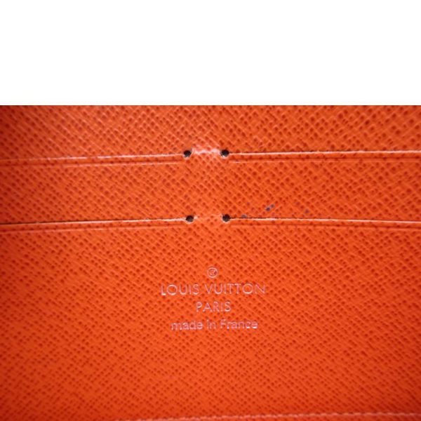 43595 6 Louis Vuitton Zippy Wallet Epi Pimon Orange