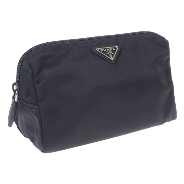 436472 01 Prada Pouch Nylon Black