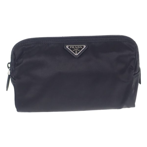 436472 02 Prada Pouch Nylon Black