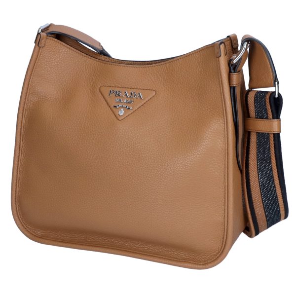 43651429 PRADA Shoulder Bag Vitello DAINO Soft 1BC073 2DKV FOO Brown