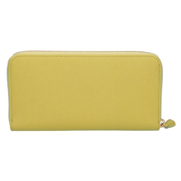 43651818a PRADA Long Wallet SAFFIANO METAL Yellow