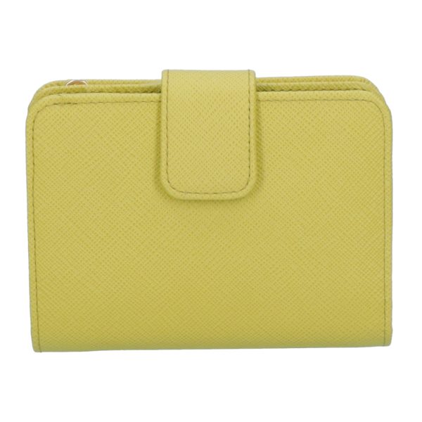 43671618a PRADA fold wallet bi fold yellow