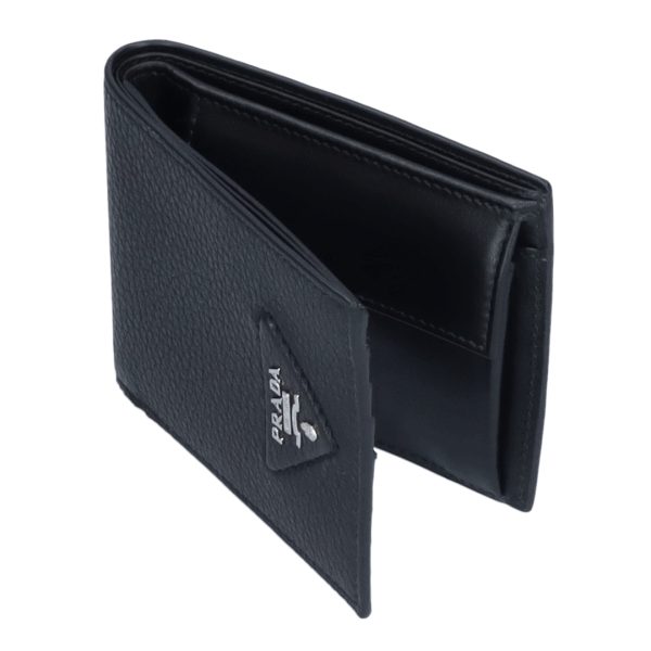 43672400c PRADA Fold Wallet Black