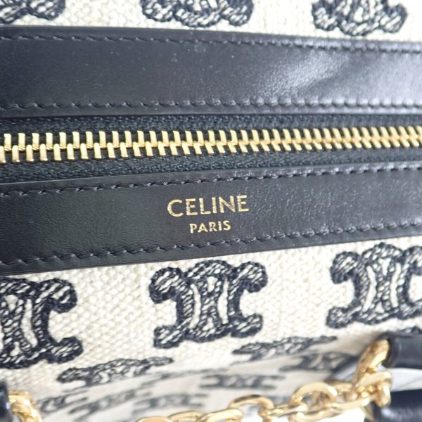 436855 05 Celine Small Boston Bag 2way Calfskin Black