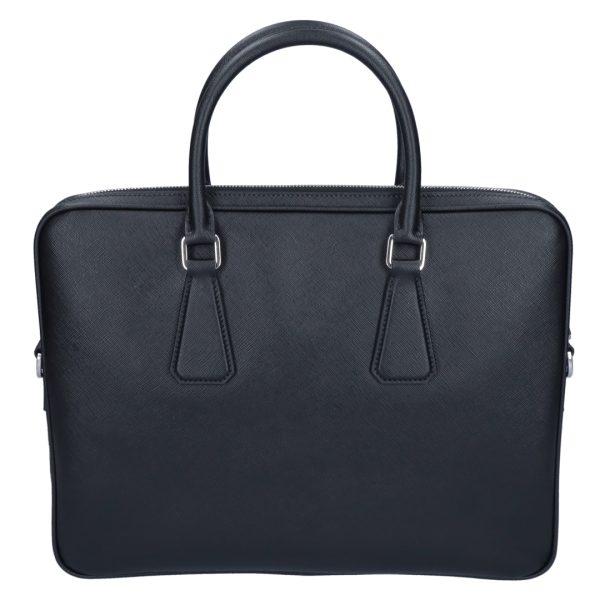 43699186a PRADA Business Bag Black