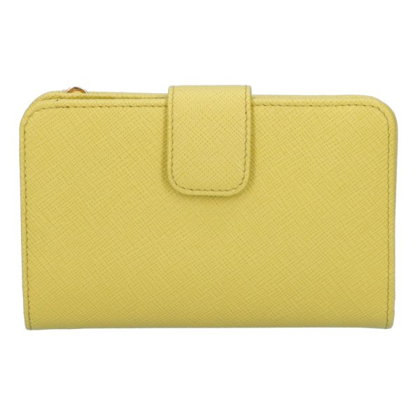 43699292a PRADA Fold Wallet Yellow