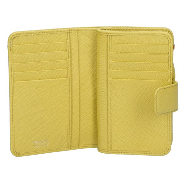 43699292b PRADA Fold Wallet Yellow