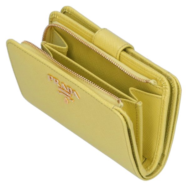 43699292c PRADA Fold Wallet Yellow