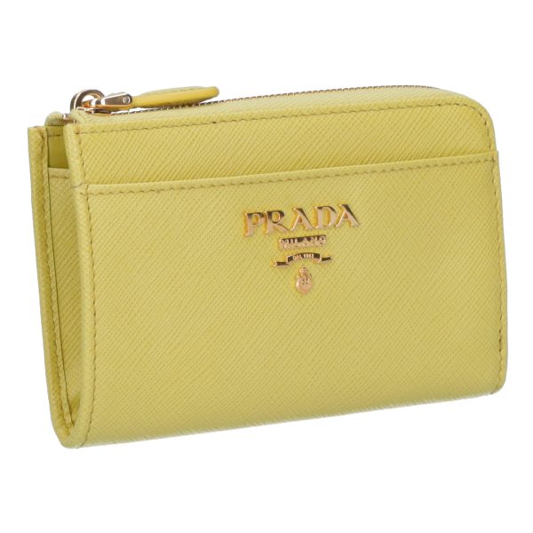 43699322 PRADA Coin Case Coin Purse Yellow