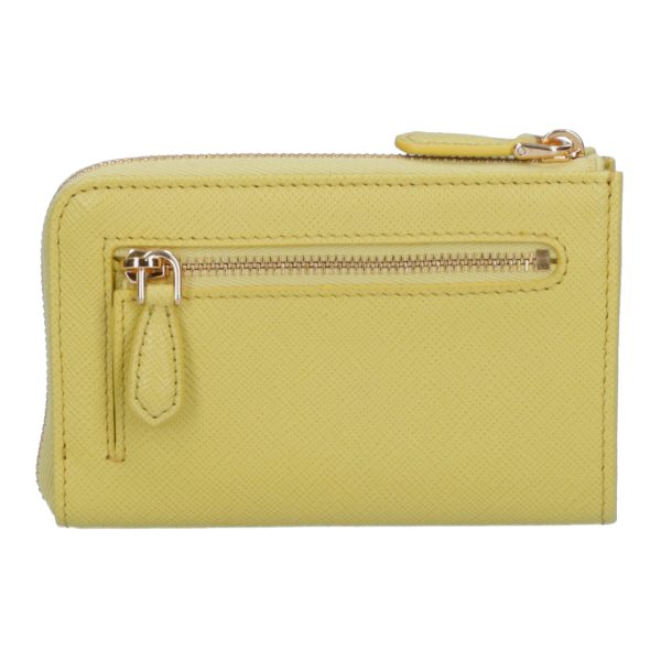 43699322a PRADA Coin Case Coin Purse Yellow