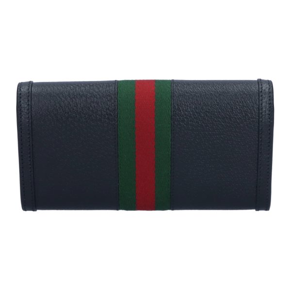 43705825a GUCCI Long Wallet Outlet Ophidia Black