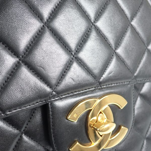 437212 07 Chanel Matelasse 30 Shoulder Bag Black