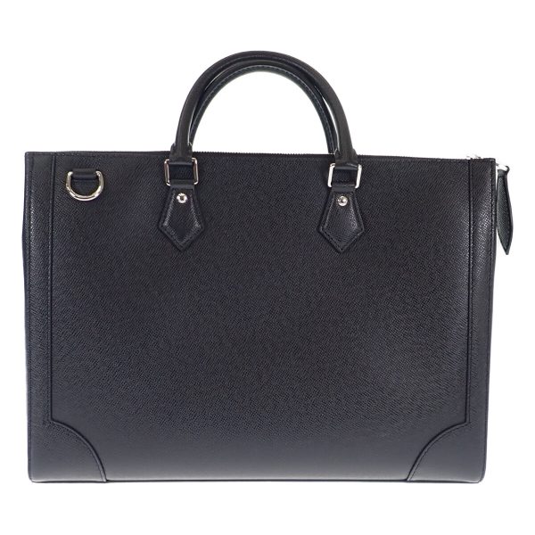 437346 03 Louis Vuitton Slim Business Bag Taiga Black Noir