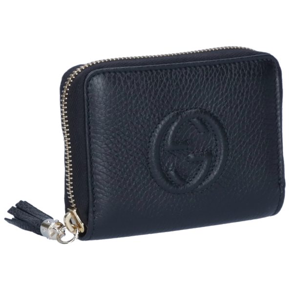 43737253 GUCCI Coin Purse Coin Case Outlet SOHO Black