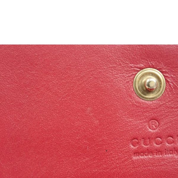 43768 8 GUCCI GG Supreme Cherry Wallet