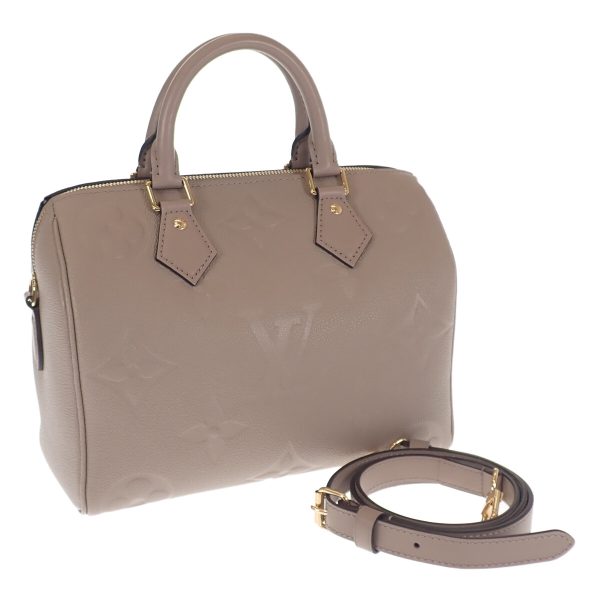 437685 01 Louis Vuitton Speedy Bandouliere 25 2way Bag Beige