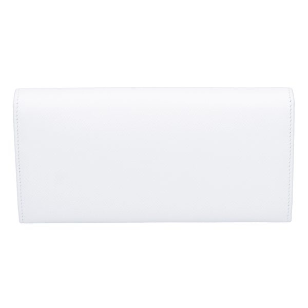 43773145a Ferragamo long wallet Gancini clip White