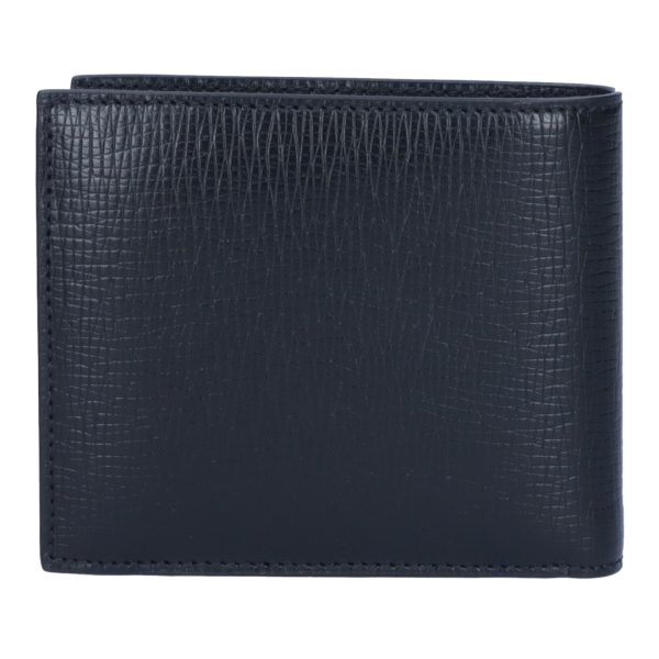 43794485a FERRAGAMO Folding Wallet Bifold with Coin Purse Black