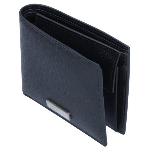 43794485c FERRAGAMO Folding Wallet Bifold with Coin Purse Black